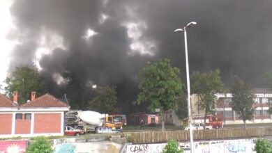 Photo of Një zjarr i madhe ka shpërthyer sot në Tetove