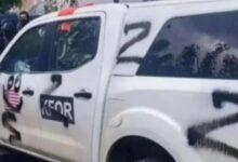 Photo of “ Z “ simboli rus vendoset në veturat e KFOR-it nga kriminel serb !