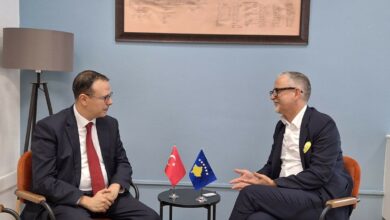 Photo of Ministri Vitia priti në takim Ambasadorin e Republikës së Turqisë, z. Tunç Angili