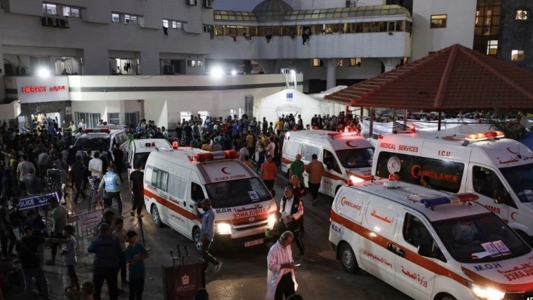 Photo of Spitalet tashme janë stërmbushur ne Gazë!