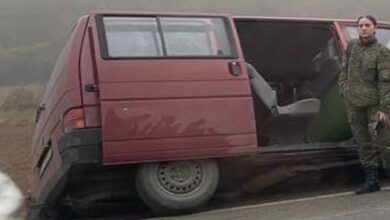 Photo of Aksidentohet kombi me ushtarë të FSK-së